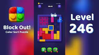 Block Out Level 246 Walkthrough 🧩 | All Levels Solution | Mini Boss