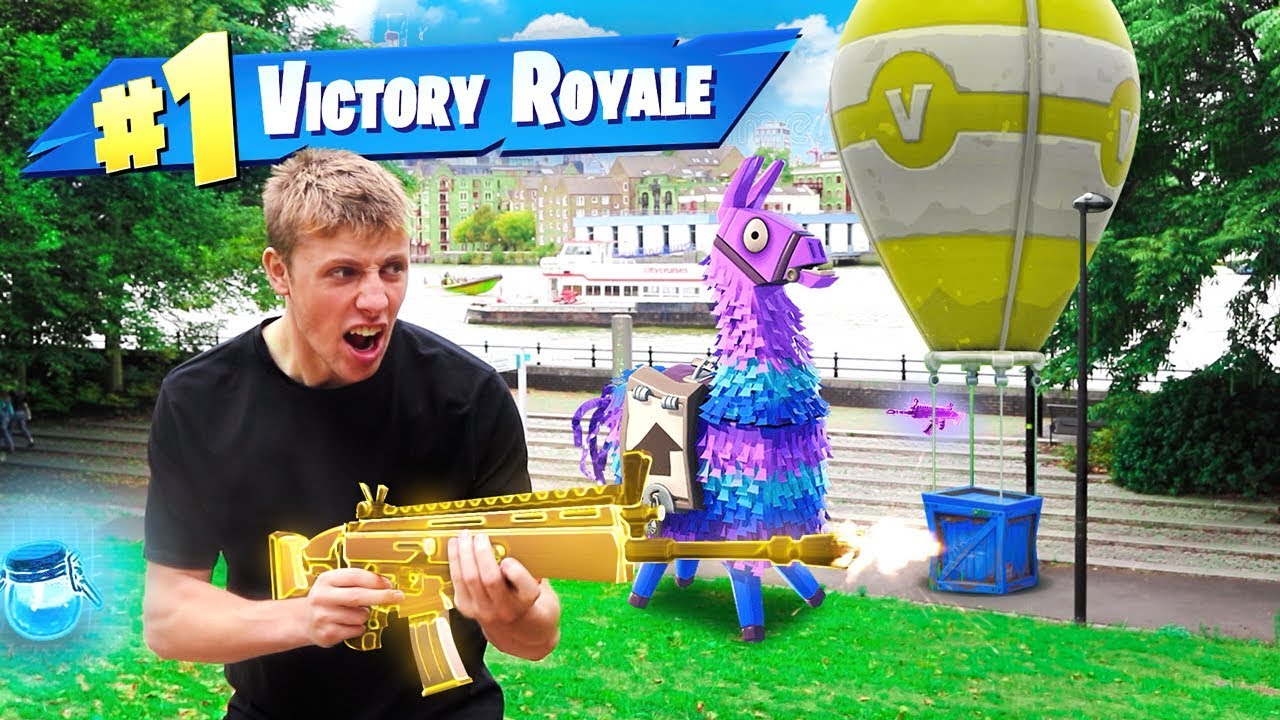 Real Life Fortnite Challenge Youtube