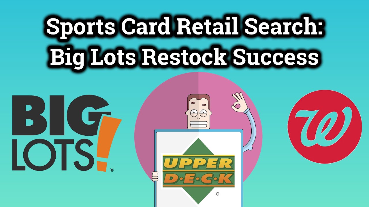 Finding Sports Cards at Big Lots: Retail Sports Card Search 🤪⚾️ - YouTube