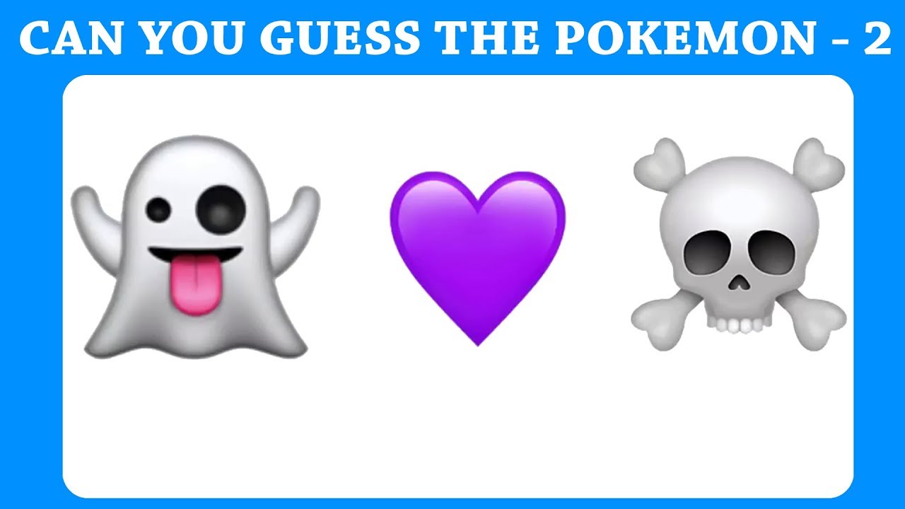 Can You Guess The Pokemon ! Part - 2  From  Emoji Challenge ! Emoji Puzzles ! Riddles ! Brain Puzzle