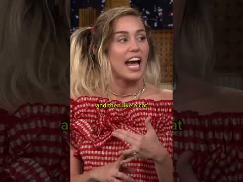 Miley Cyrus explains how Jimmy Fallon assisted her in quitting marijuana | #shorts #mileycyrus