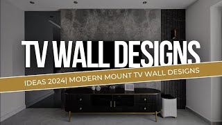 TV WALL TRANSFORMATION IDEAS 2024| MODERN MOUNT TV WALL DESIGNS| TV STANDS