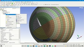 How to make a Hexahedral (Structural) Mesh for a Ball