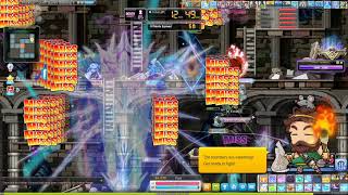 MapleStory Excel Guild 100 Person Guild Party Quest!! But I messed up