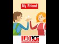 Lao101 my friend adjectives shorts