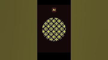 How To Create a Pattern Circle in Illustrator #shorts