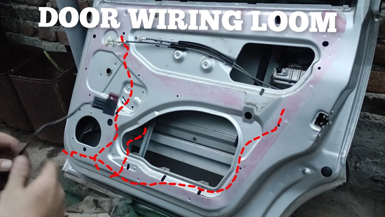 Wiring Loom Rear Door OPEL Vauxhall Zafira A mk1 YouTube