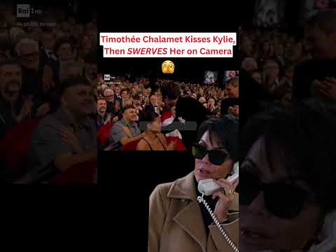 Timothée Chalamet Kisses Kylie, Then SWERVES Her on Camera #Hollywood #Celebrity #KylieJenner