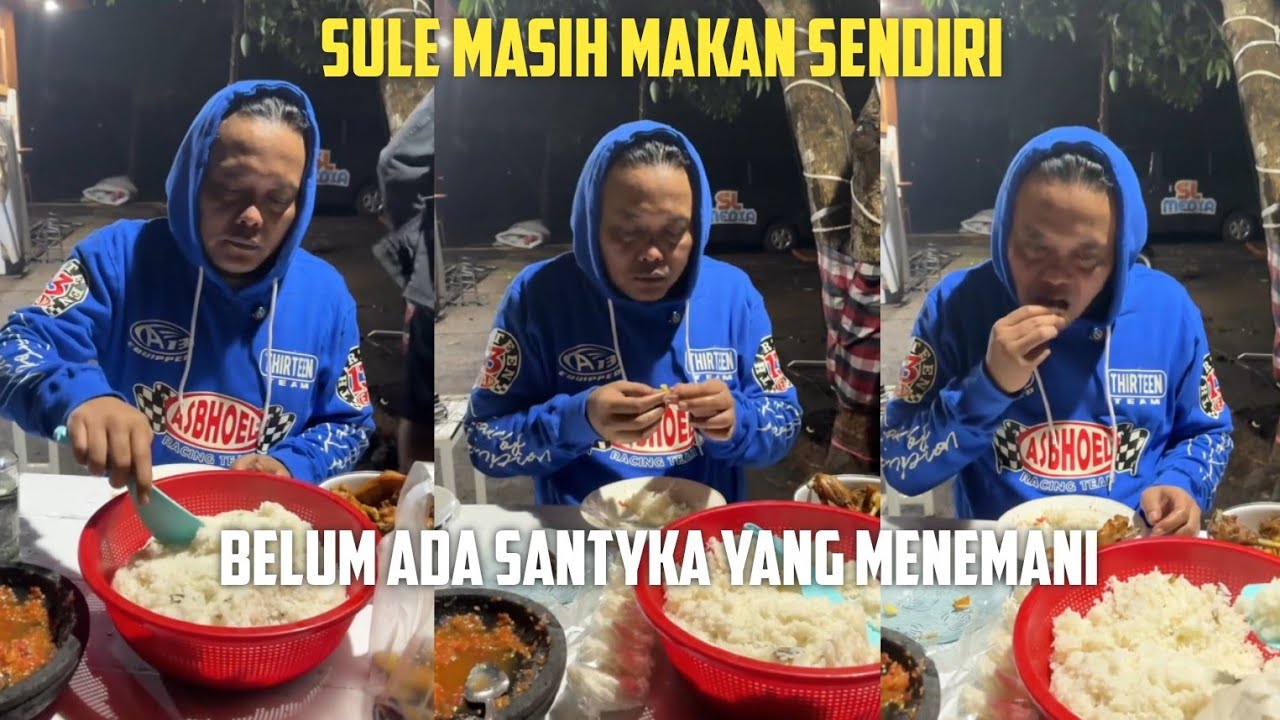 SULE MASIH MAKAN SENDIRI, BELUM ADA SANTYKA YANG MENEMANI