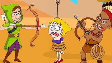 Save The Girl - Gameplay Walkthrough Pro Vs Noob New All Level Solution Best Funny Moments