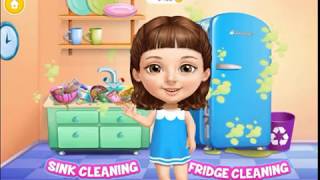 Sweet Baby Girl Cleanup 5: kitchen chores | Cleaning game for Kids screenshot 2