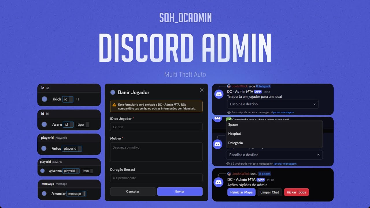 [MTA:SA] Discord Admin System (Sistema de Admin Discord) | Squash Codes ...