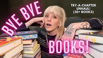 TRY A CHAPTER UNHAUL 📚👋🏻 (bye bye to 30+ books)
