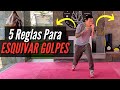 5 reglas para esquivar golpes