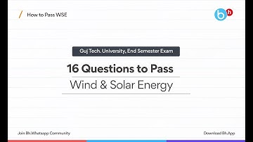 How to Pass/Score in Wind & Solar Energy (WSE) Sem-6 Electrical | GTU