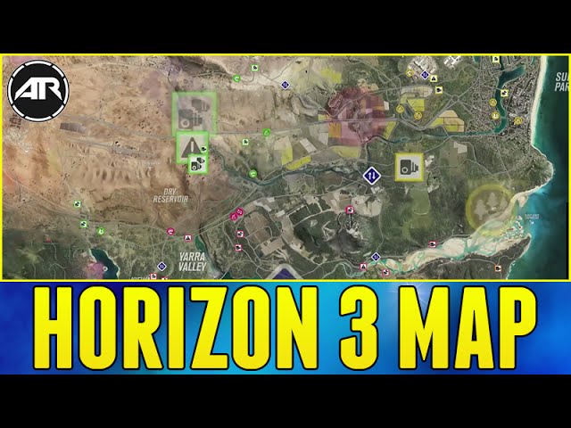 Forza Horizon 3 Map - Gamerheadquarters