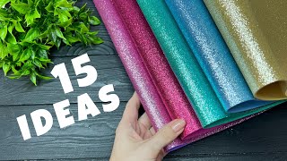 15 IDEAS 💥 How to make Glitter Flowers Foam Sheet Craft Ideas