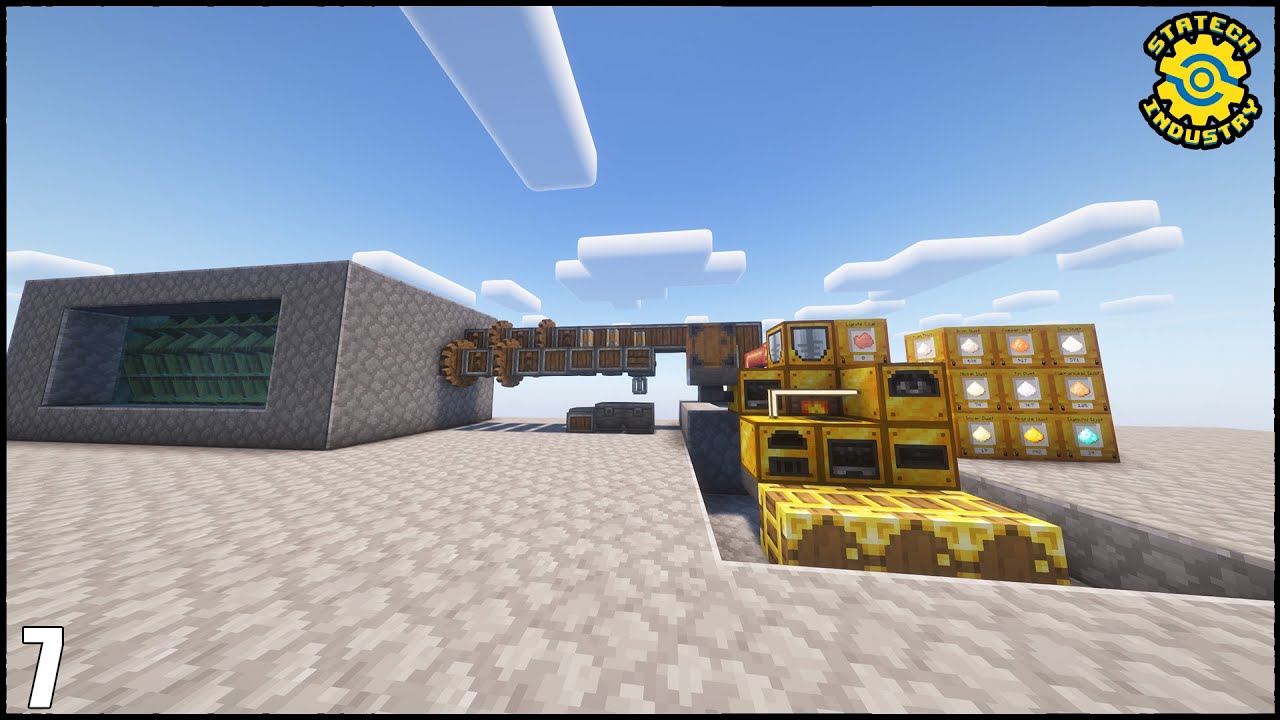 Minecraft StaTech Industry Modpack (ft. LeonGolden) - All Quests - Live Playthrough - Episode 7