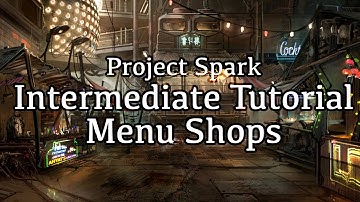 Advanced Menu Shops - Project Spark
