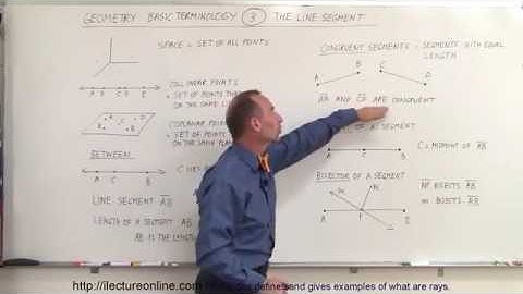 3.Geometry   Basic Terminology (3 of 34) Definition of Line Segments