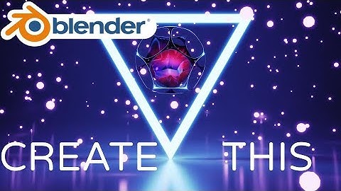 Create an Abstract scene in Blender!