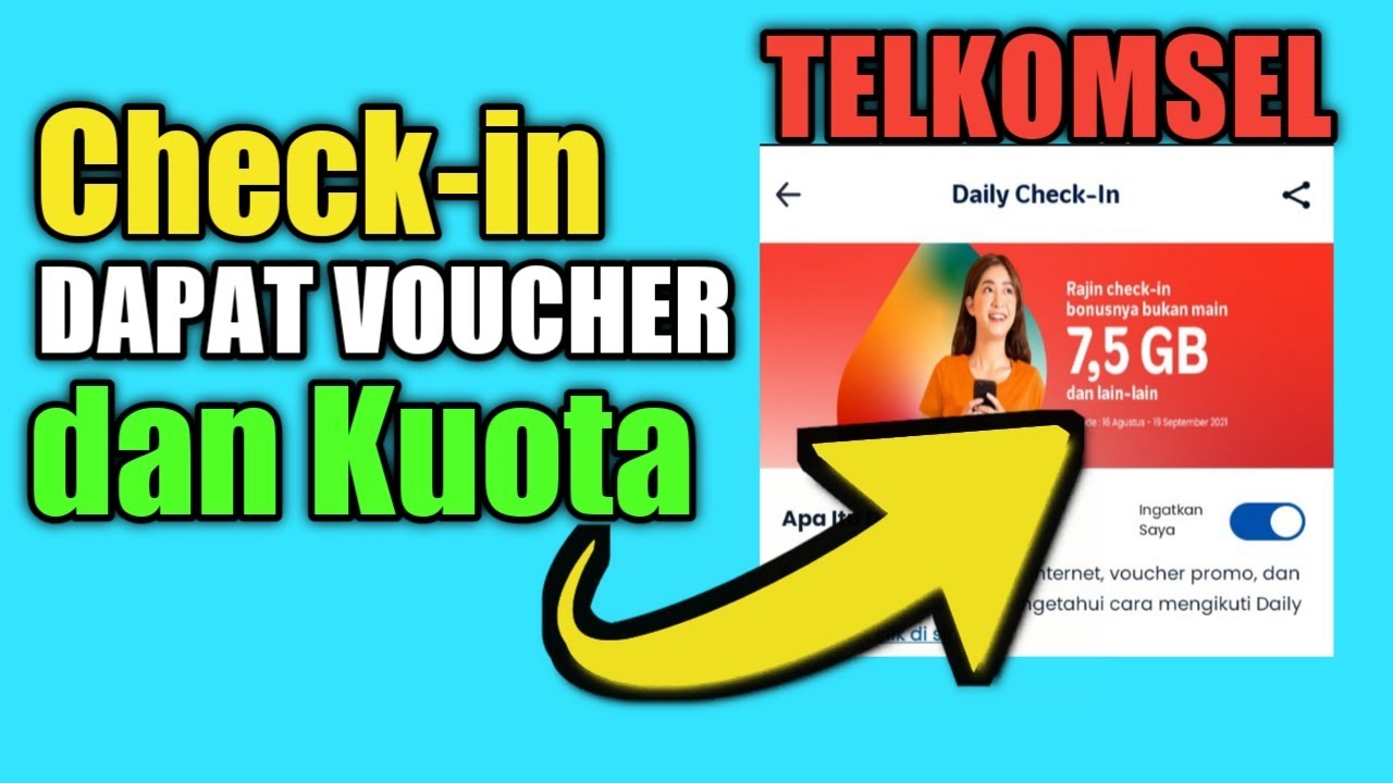 Cara Dapat Paket Data Gratis Telkomsel - Program Daily Check-in