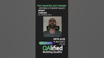 Free webinar: using AI in QA by @QAlified