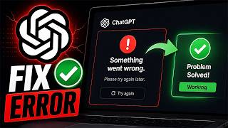 How To Fix ChatGPT Something Went Wrong Error