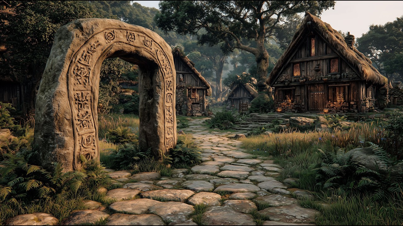 Path to the Hidden Medieval Village | Medieval Fantasy Music for Rest & Meditation