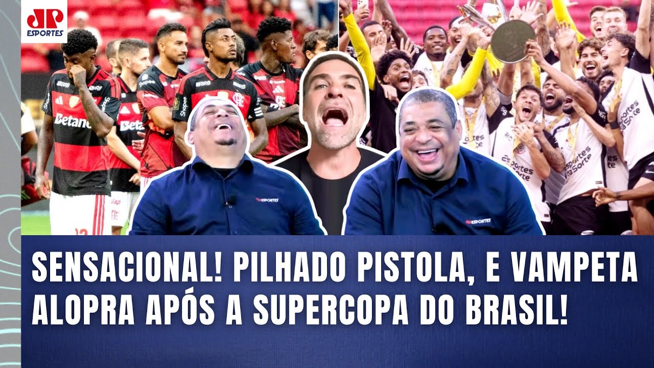 PILHADO PISTOLA, DETONA GERAL DO FLAMENGO e é ALOPRADO por VAMPETA após CORINTHIANS SER CAMPEÃO!