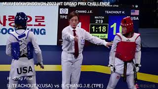 [ -67kg 결승] 낯선 여자에게서 마동석의 향기가 느껴진다 #그랑프리챌린지 #WT