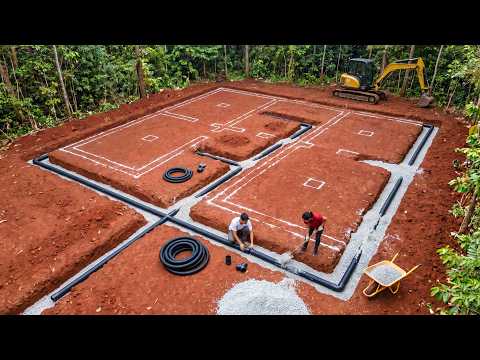Couple Self-Builds Their Dream Giant Wooden House from Scratch to Finish.|by@dangthimui