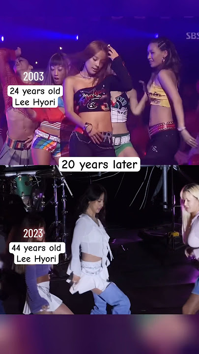 Lee Hyori “10 minutes” performance 2004 VS 2023😍😍