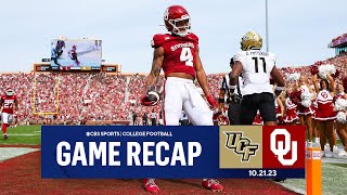 No. 6 Oklahoma hangs on for win after stopping UCF's 2pt play | Game Recap | CBS Sports