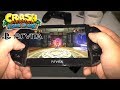 Crash bandicoot n sane trilogy  ps vita gameplay remote play