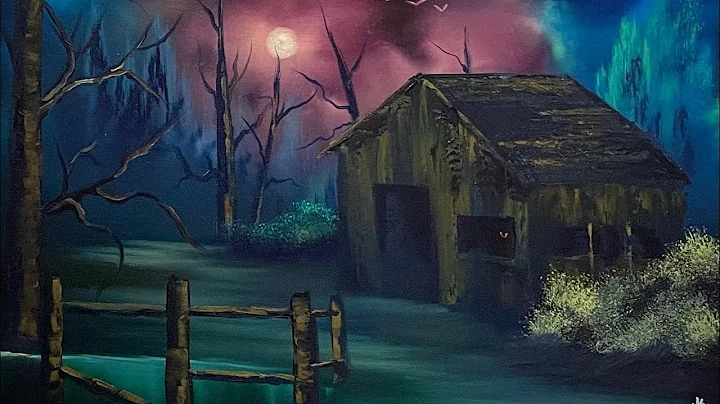 S2 Ep 10 Friday Night Freestyle - Spooky Cabin - LIVE Oil Painting Tutorial