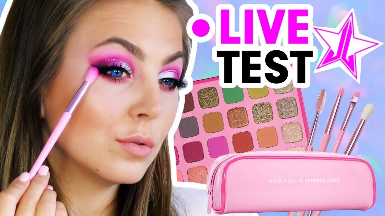💥MORPHE X JEFFREE STAR💥 Make Up Live Test deutsch | Schicki