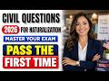 Civil Questions for Naturalization 2026: Master Your Exam and Pass the First Time