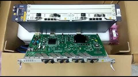 Original ZTE C320 OLT With GTGO 8port Service Card
