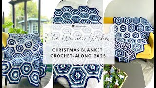 The Winter Wishes Christmas Blanket Crochet-along 2025