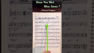 Shorts- 'Have you met miss Jones' realbook studies #jazz #piano #music