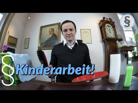 Müssen Kinder ihren Eltern im Haushalt helfen? Kinderarbeit | Familienrecht | Herr Anwalt