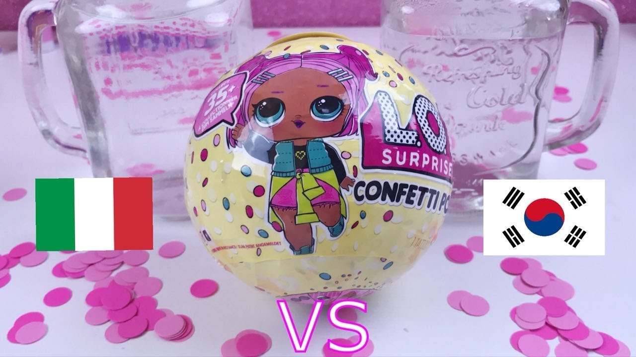 APRO 2 LOL CONFETTI POP : ITALIA vs COREA. Ma è fake? 🙈
