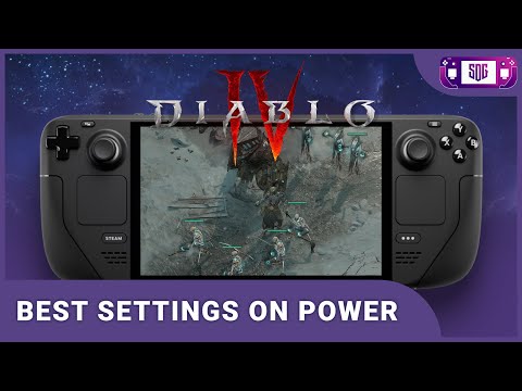 Diablo IV Best Steam Deck Settings on Power or docked