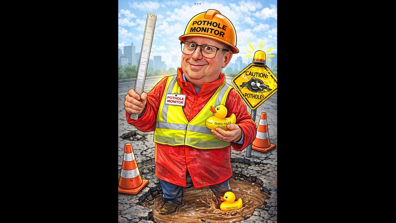 Ямы на дорогах из ада! Внимание, гневный выпад!