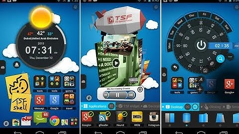 TSF LAUNCHER 3D SHELL