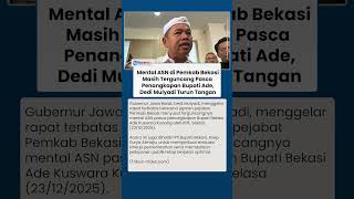 Download Lagu Mental ASN Bekasi Terusik, Dedi Mulyadi Gelar Rapat Tertutup Pasca Bupati Ade Kunang Ditangkap KPK MP3