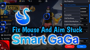 Fix Smartgaga Mouse Lock And Aim Stuck Problem l Best Keymapping Free Fire Smartgaga  👑