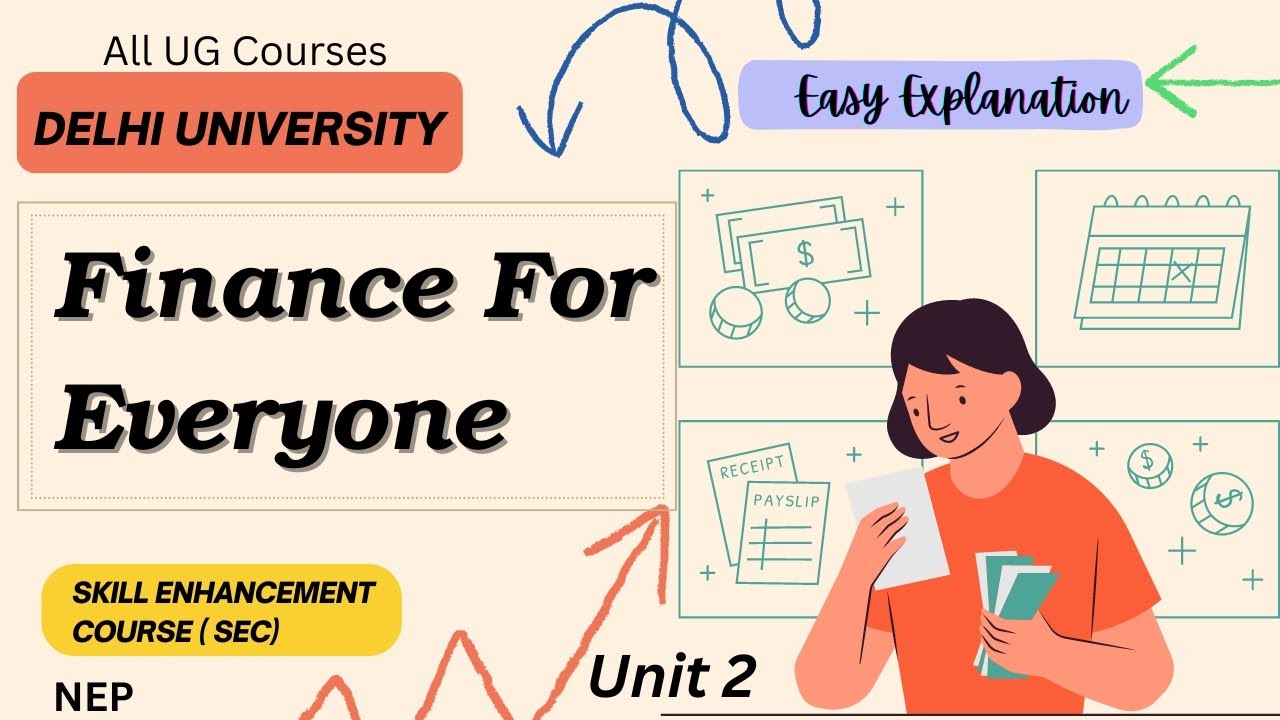 Finance For Everyone Unit 2 Delhi University sec du regular |sol du |# ...