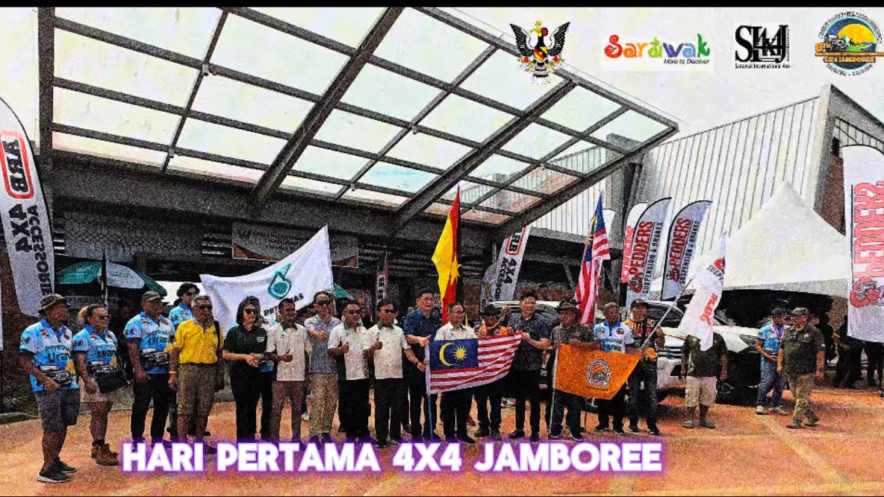 Hari Pertama. Flag Off 8th Sarawak International 4x4 Jamboree (17/9/2025-20/9/025)